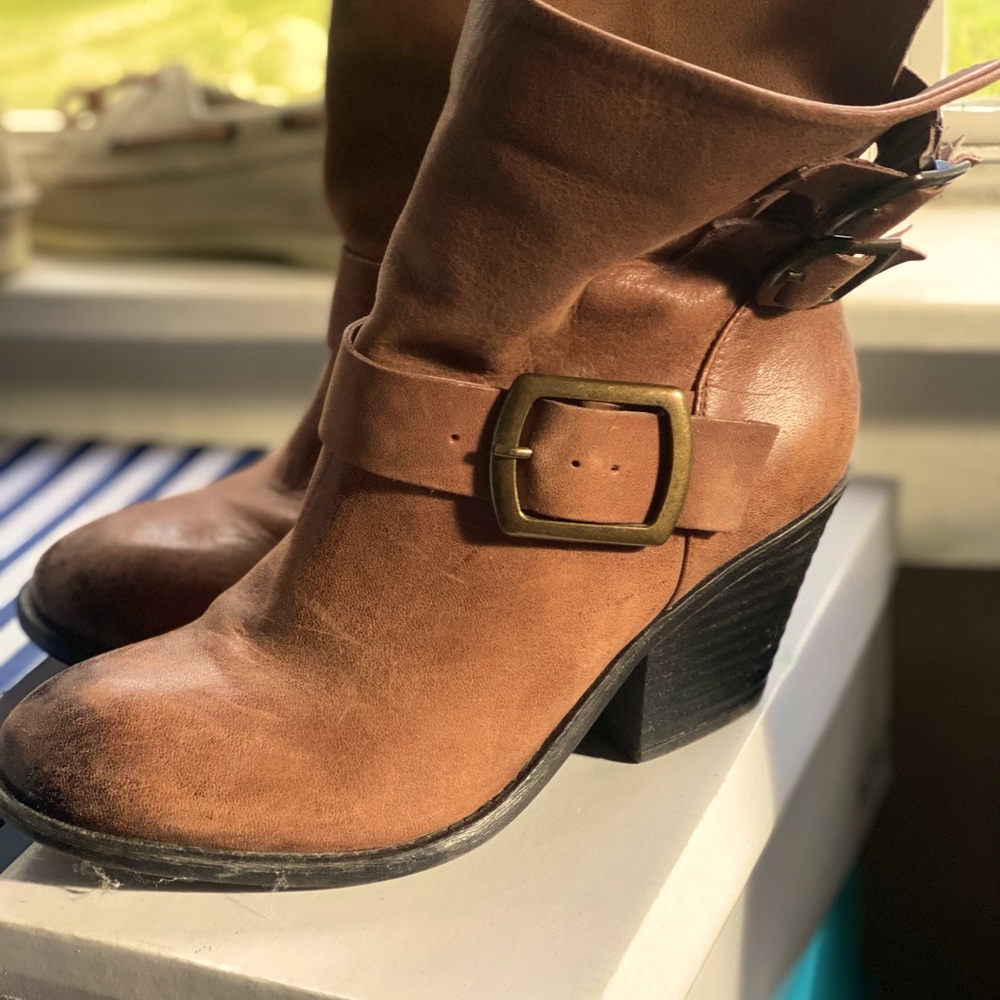 Lucky brand leather boots
